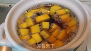 南瓜紫薯甜羹的做法步骤：1