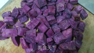 南瓜紫薯甜羹的做法步骤：3