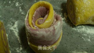南瓜紫薯馍头的做法步骤：17