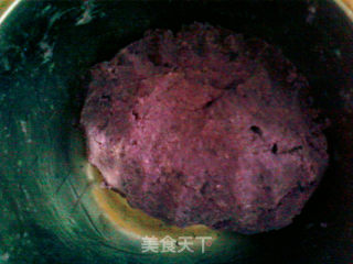 蜂蜜紫薯豆沙饼的做法步骤：6