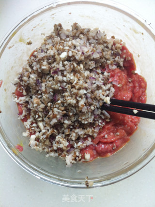 双菇牛肉丸的做法步骤：4