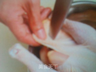 正宗韩国人参鸡汤的做法步骤：3