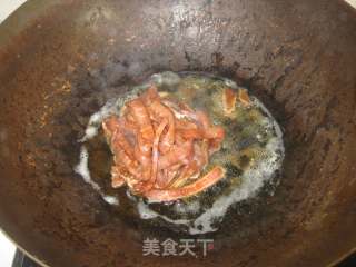 肉丝炒圆白菜的做法步骤：4