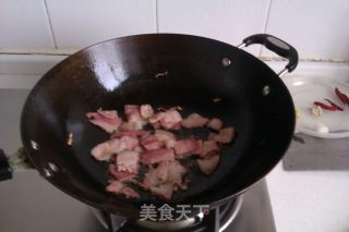 培根炒包菜的做法步骤：3