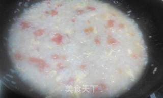 番茄鸡蛋粥的做法步骤：9