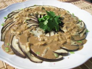 老北京传统凉拌莱——麻酱拌蒜茸茄泥的做法步骤：10