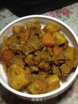 咖喱土豆炖牛肉的做法步骤：6