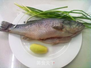 清蒸鲈鱼的做法步骤：1
