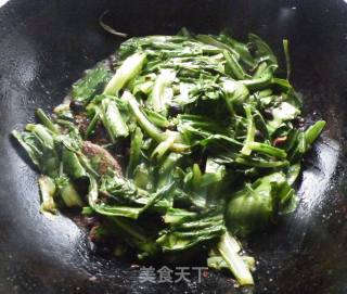 豆豉鲮鱼油麦菜的做法步骤：9