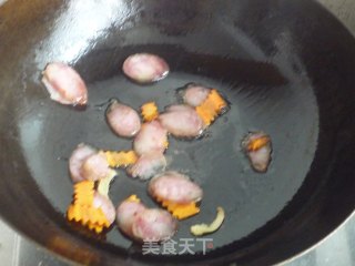 腊肠白玉菇的做法步骤：5