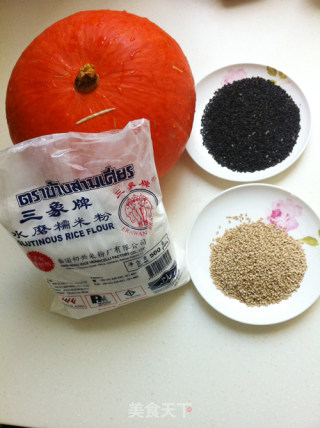 奶香芝麻南瓜饼的做法步骤：1