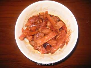 苦瓜炒肉丝的做法步骤：3