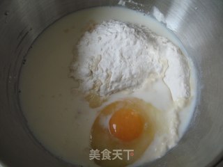 小清新的黑芝麻红豆吐司的做法步骤：1