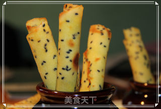 手工脆蛋卷的做法步骤：8
