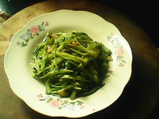 蒜香空心菜的做法步骤：5