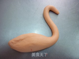 花色面点------火烈鸟的做法步骤：4