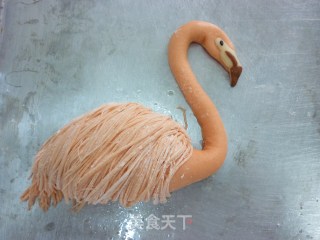 花色面点------火烈鸟的做法步骤：7