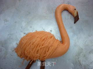 花色面点------火烈鸟的做法步骤：10