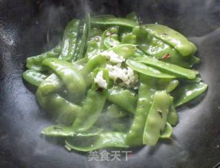 素炒 荷兰豆的做法步骤：7