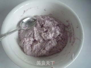 紫薯蜜豆发糕的做法步骤：2