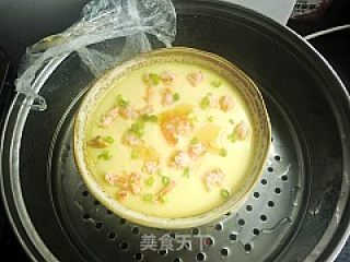 虾仁蒸蛋·的做法步骤：10