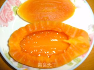 花样山药：牛奶木瓜山药的做法步骤：5