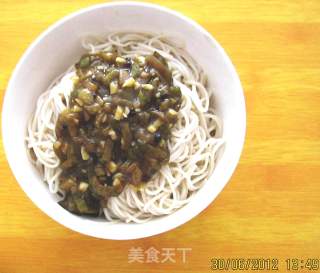 茄丝打卤面的做法步骤：4