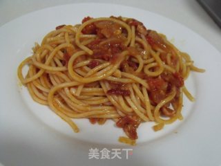 番茄培根意大利面的做法步骤：10