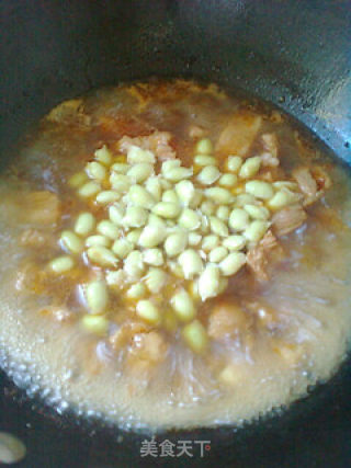 毛豆烧肉的做法步骤：6