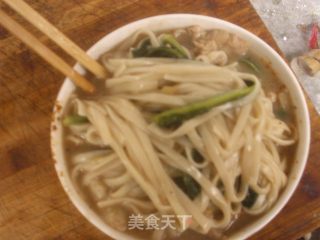 懒人版超简单好吃的肉丝青菜面条的做法步骤：8