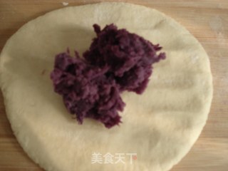 太阳花紫薯饼的做法步骤：8