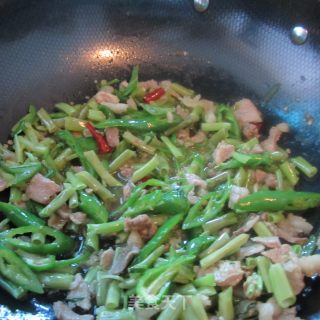 空心菜为瘦肉的做法步骤：5