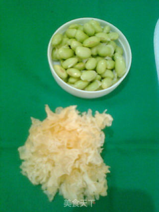 银花素裹豆花香的做法步骤：1