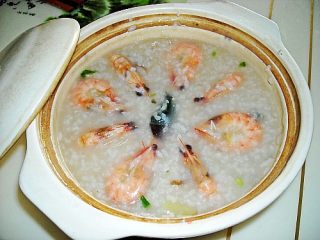 皮蛋虾粥的做法步骤：17