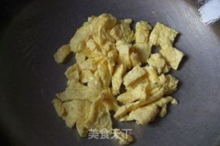 火腿扁尖炒蛋的做法步骤：5