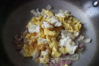 火腿扁尖炒蛋的做法步骤：8