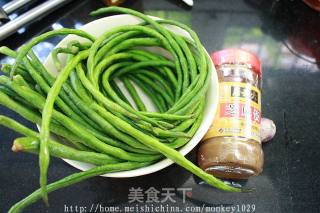 麻酱豇豆的做法步骤：1