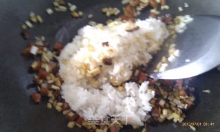 白菜包糥米饭团的做法步骤：7