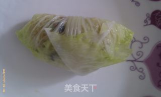 白菜包糥米饭团的做法步骤：10