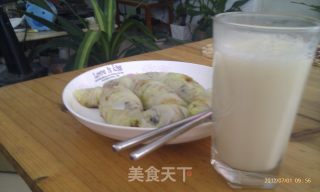 白菜包糥米饭团的做法步骤：13