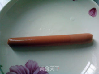 玉米火腿粒蛋饼的做法步骤：3