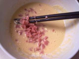 鸡蛋火腿饼的做法步骤：5