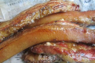 鲜黄豆炒腊肉的做法步骤：1