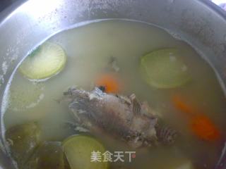 青红萝卜牛蒡汤的做法步骤：5
