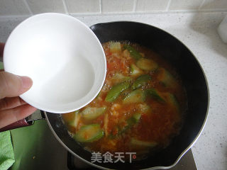 丝瓜番茄虾的做法步骤：14