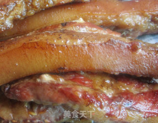 茄条炒腊肉的做法步骤：1