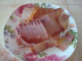 腊肉炒香干的做法步骤：4