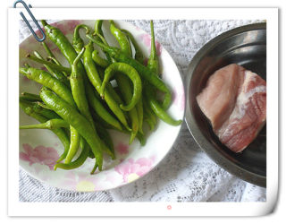 酱香杭椒炒肉的做法步骤：1