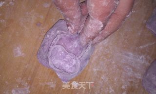 紫色鞋形蒸饺的做法步骤：19