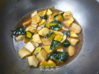 （南瓜）窝瓜土豆盖饭的做法步骤：7